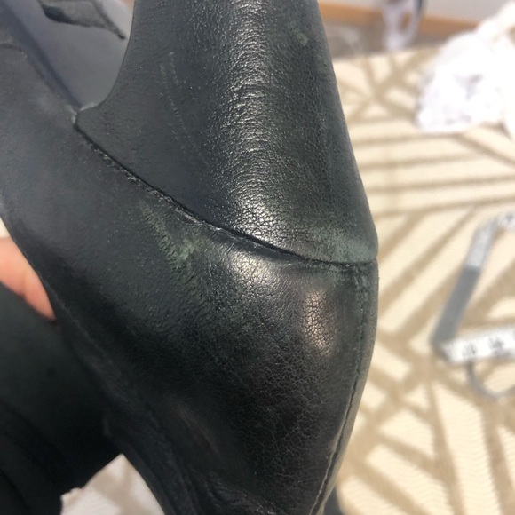 BORN Tall Pull-on Black Leather Boots - Picture 15 of 16